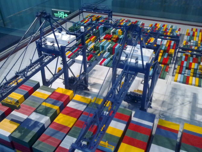 邱县港口集装箱堆场